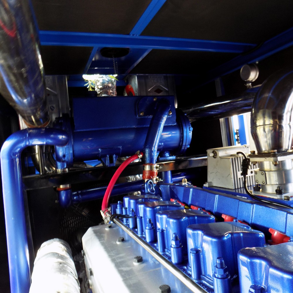 100kW 125kVA 合成气发电机组